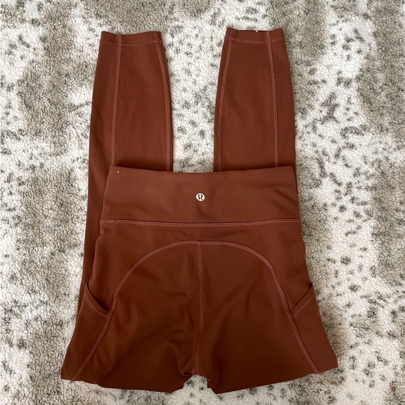 lululemon athletica Pants - Lululemon Invigorate High-Rise Tight 25" Dark Terracotta